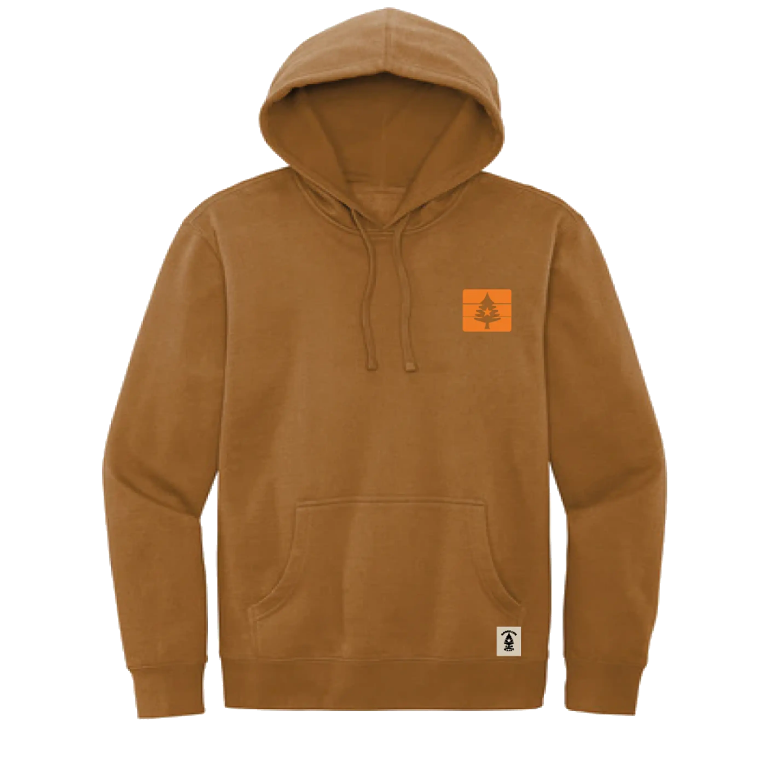 Duck Brown Hoodie Unisex Sweatshirt Jersey-Lined Cozy Wear