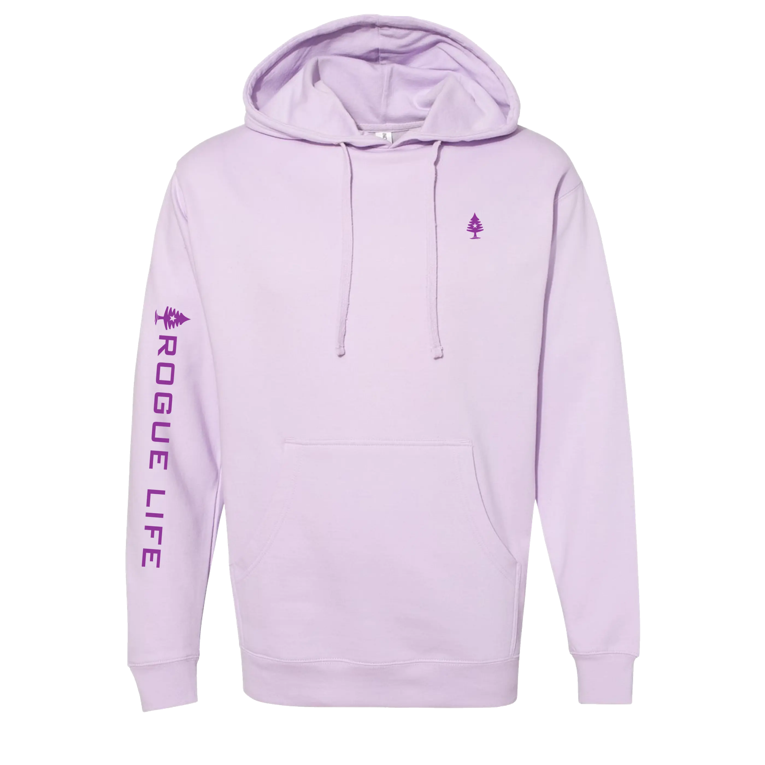 Recycled Lavender Pullover Hoodie Unisex Lightweight