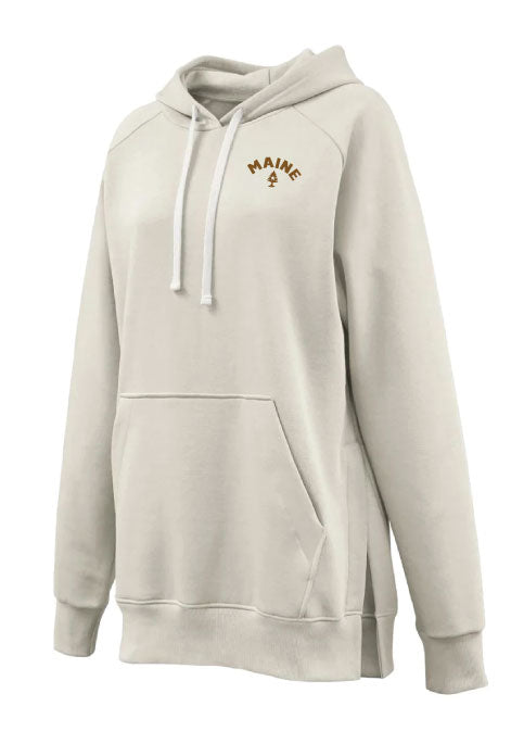 Comfortable Tunic Hoodie for Women - High Split Sides Design