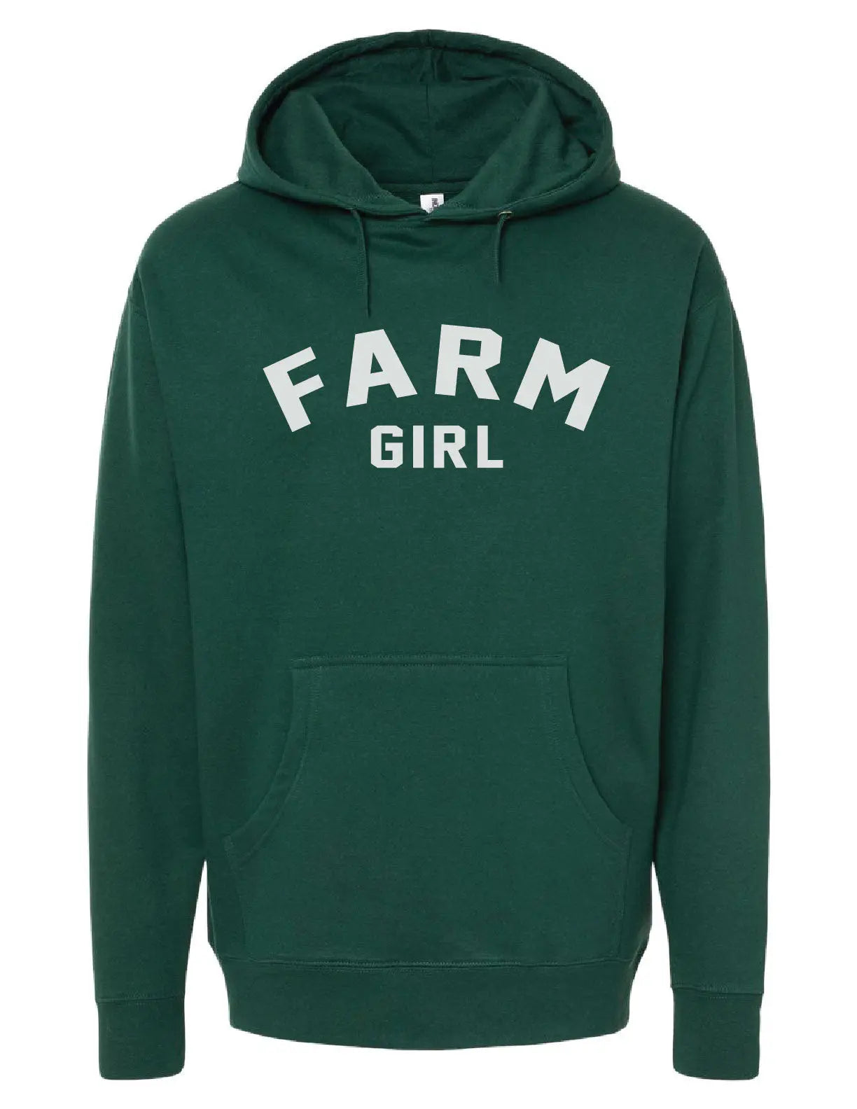 Maine Farm Girl Eco-Friendly Hoodie - Forest